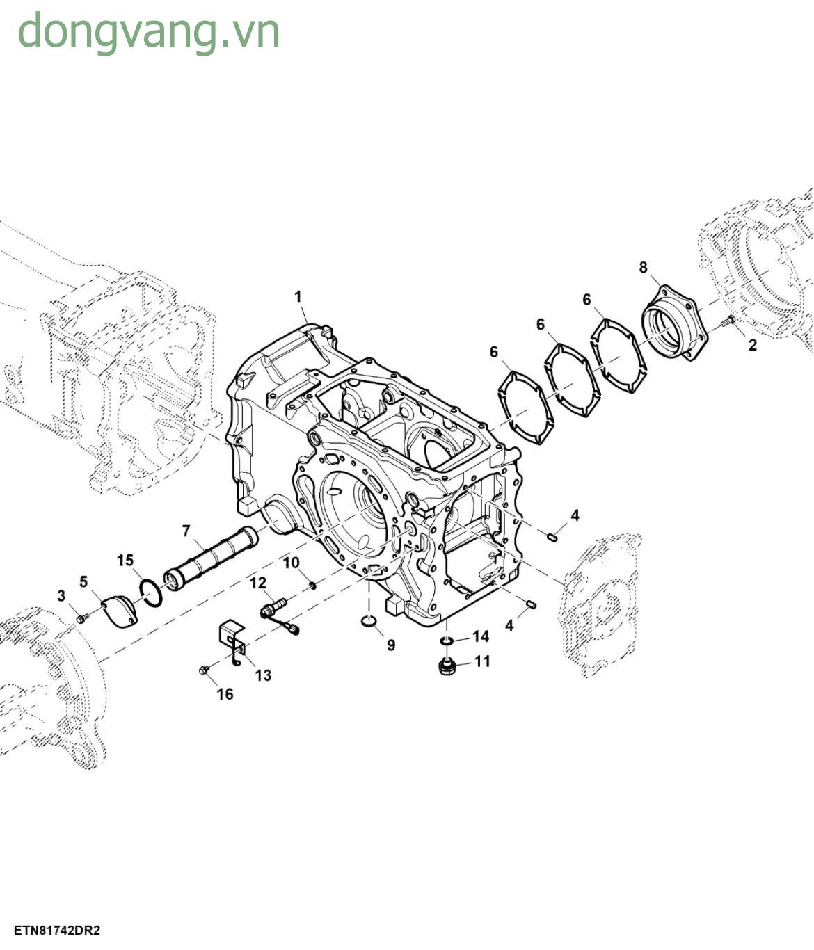 Differential Case, Single Clutch, Single PTO - ST723093